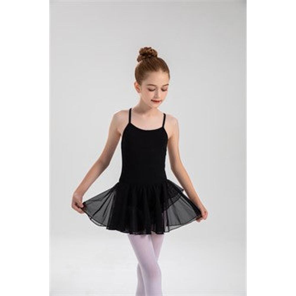 Dance Leotard Dress lack by DUX Dance #32 Camisole Medium Child